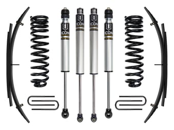 icon 2017-2019 ford f-250/f-350 4wd diesel, 2.5" lift, stage 1 suspension system w/ expansion packs k62511l - image