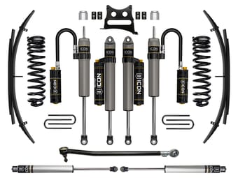 icon 2017-2019 ford f-250/f-350 super duty 4wd diesel, 2.5" lift, stage 5 suspension system w/ expansion packs k62515l - image