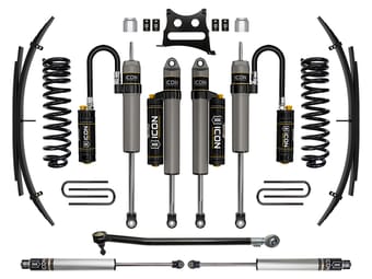 icon 2020-2022 ford f-250/f-350 super duty 4wd diesel, 2.5" lift, stage 5 suspension system w/ expansion packs k62525l - image