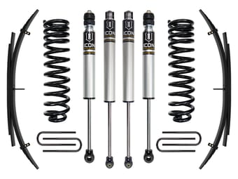 icon 2011-2016 ford f-250/f-350 super duty 4wd diesel, 2.5" lift, stage 1 suspension system w/ expansion packs k62581 - image