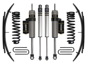 icon 2011-2016 ford f-250/f-350 super duty 4wd diesel, 2.5" lift, stage 2 suspension system w/ expansion packs k62582 - image