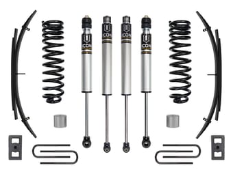 icon 2023 ford f-250/f-350 super duty 4wd gas, 2.5" lift, stage 1 suspension system w/ expansion packs k62591l - image