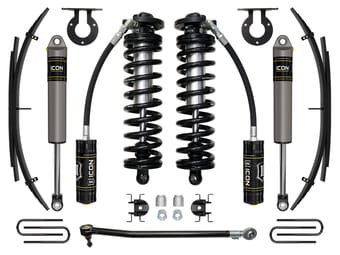 icon 2017-2023 ford f-250/f-350 super duty 4wd, 2.5-3" lift, stage 2 coilover system w/ expansion packs k63142l - image