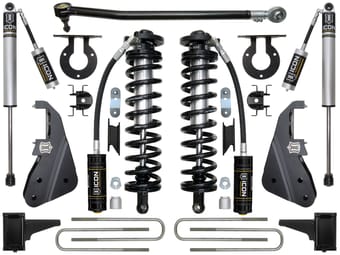 icon 2017-2022 ford f250/f350, 4-5.5" lift, stage 1 suspension system k63151 - image