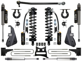 icon 2017-2022 ford f250/f350, 4-5.5" lift, stage 4 suspension system k63154 - image