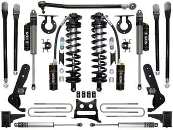 icon 2017-2022 ford f250/f350, 4-5.5" lift, stage 5 suspension system k63155 - image