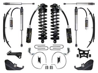 icon 2023 ford f-250/f-350 super duty 4wd, 4-5.5" lift, stage 2 coilover conversion system w/ expansion packs k63172l - image