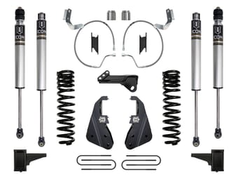 icon 2023 ford f-250/f-350 super duty 4wd gas, 4.5" lift, stage 1 suspension system k64531 - image