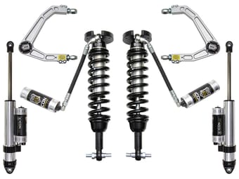 icon 2019-2023 gm 1500, 1.5-3.5" lift, stage 4 suspension system, billet uca k73064 - image