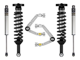 icon 2023-2024 chevrolet colorado wt, lt, & z71, 1.75-2.5" lift, stage 2 suspension system w/ billet upper control arms k73092 - image