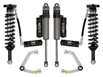 icon 2023-2024 gmc canyon at4, denali, & elevation/chevrolet colorado trail boss, 1.75-2.5" lift, stage 4 suspension system w/ billet upper control arms k73084 - image