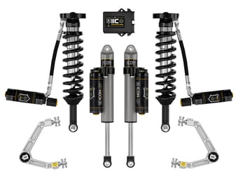 icon 2023-2024 gmc canyon at4, denali, & elevation/chevrolet colorado trail boss, 1.75-2.5" lift, stage 6 suspension system, billet k73086 - image