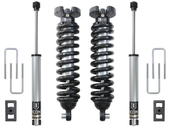 icon 2016-2023 nissan titan xd, 3" lift, stage 1 suspension system k83031 - image