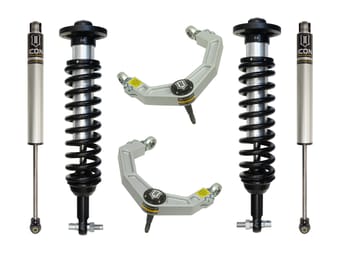 icon 2014 ford f150 4wd 0-2.63" stage 2 suspension system w billet uca k93062 - image