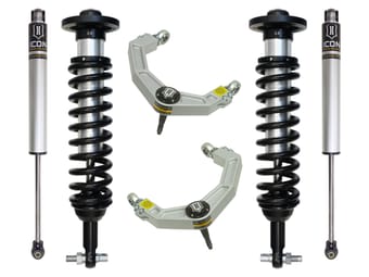 icon 2015-2020 ford f150 2wd 0-3" stage 2 suspension system w billet uca k93092 - image