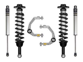 icon 2021-2024 ford f-150 tremor, 2.5-3" lift, stage 1 suspension system, billet k93161 - image