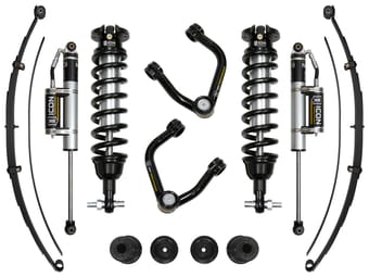 icon 19-21 ford ranger, 0-3.5" lift, stage 6 susp system, tubular uca al knuckle k93206ta - image