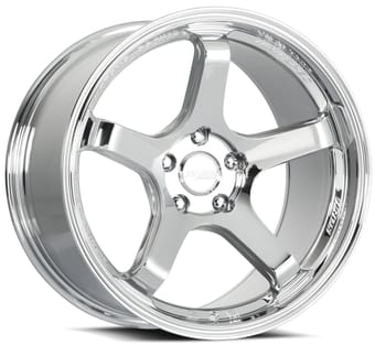 18x10.5 katana racing hr05 chrome 5x100 22mm - image