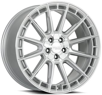 18x8 katana racing kr11 gloss silver machined 5x100 | 5x114.3/4.5 40mm - image