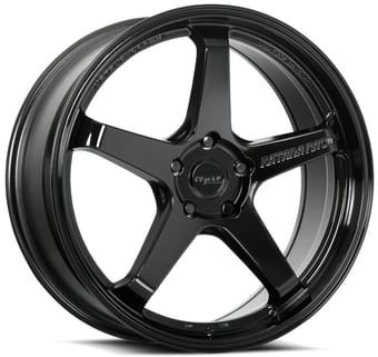 18x8 katana racing kr13 gloss black 5x114.3/4.5 40mm - image