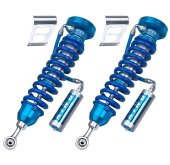 king shocks 2005+ toyota tacoma (6 lug) front 2.5 dia remote reservoir coilover (pair) 25001-119 - image