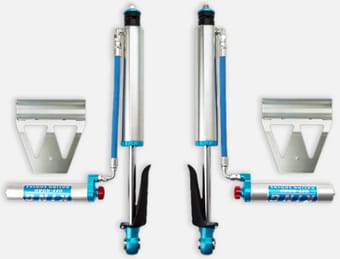 king shocks 08-21 toyota land cruiser 200 rear 2.5 dia remote res shock w/adjuster (pair) 25001-267a - image