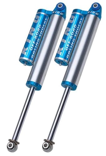 king shocks 11-19 chevrolet/gmc silverado/sierra 2500/3500 rear 2.5 dia piggyback reservoir shock (pair) 25001-303 - image
