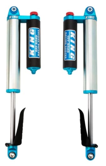 king shocks 2020+ jeep gladiator rear 2.5 dia piggyback res shock for 2.5in-5in lift w/adj (pair) 25001-380a - image