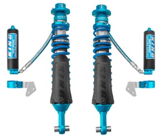 king shocks 2021 ford bronco rear 2.5 dia remote reservoir shock (pair) 25001-393 - image