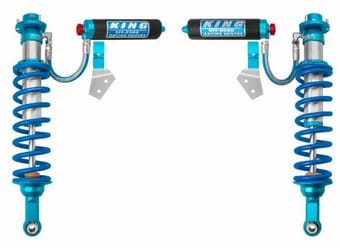 king shocks 2021 ford bronco rear 2.5 dia remote reservoir shock w/adjusters (pair) 25001-393a - image