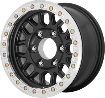 KMC KM234 Grenade Desert Black w/ Machined Ring