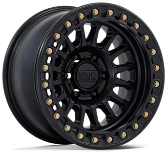 17x9 kmc km239 impact beadlock matte black 5x127/5 -12mm - image