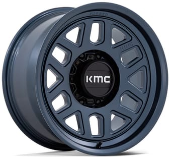 18x9 kmc km451 mesa forged monoblock metallic blue 8x170 18mm - image