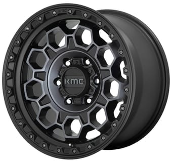 KMC KM545 Satin Black w/ Gray Tint