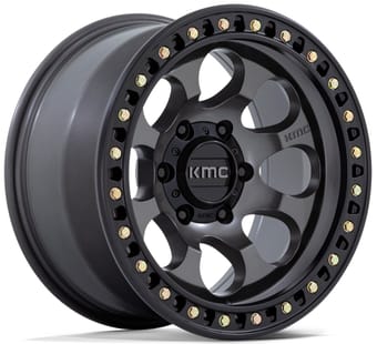 KMC KM550 Riot SBL Anthracite w/ Satin Black Lip