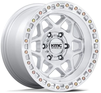 KMC KM553 Torx Gloss Silver Machined