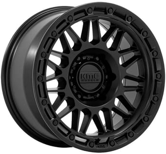 17x8.5 kmc km555 attack matte black 6x135 0mm - image
