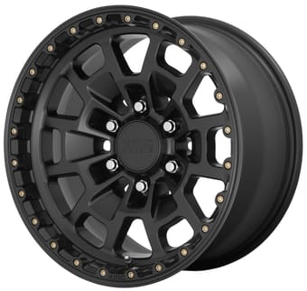 KMC KM718 Summit Satin Black
