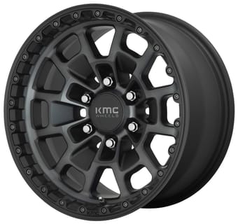 KMC KM718 Summit Satin Black w/ Gray Tint
