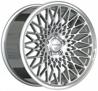 Koko Kuture Classica Silver Machined w/ Polished Lip
