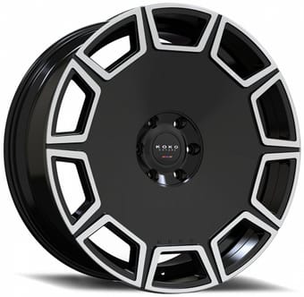 Koko Kuture Sicily Gloss Black Machined
