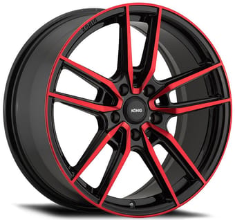 Konig Myth Gloss Black w/ Red Tinted Clear Coat