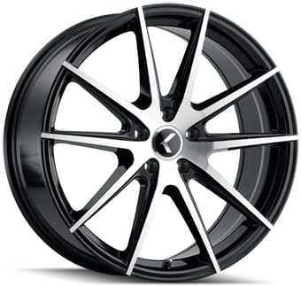 Kraze KR193 Turismo Gloss Black Machined Face
