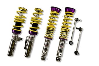 kw coilover kit v1 porsche 911 (996) carrera 4 4s; incl. convertible + targa 10271003 - image