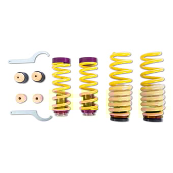 kw h.a.s. jaguar f-pace height adjustable lowering spring kit 25331007 - image