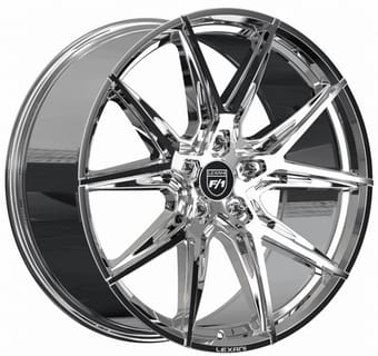 20x9 lexani hyper chrome (custom) - image