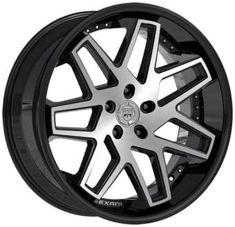 Lexani Nova Gloss Black Brushed Face