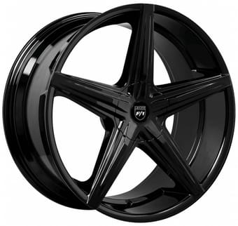 18x8.5 lexani spectra gloss black (custom) - image