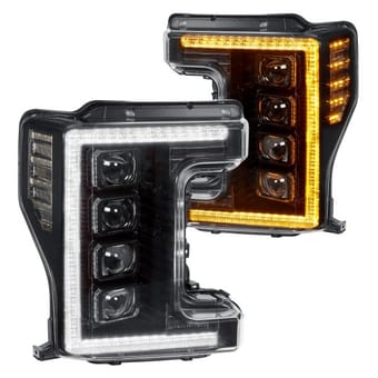 morimoto xb led headlights: ford super duty (17-19) (pair / asm) lf503-asm - image
