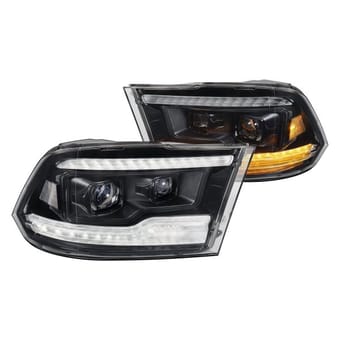 morimoto xb led headlights: dodge ram (09-18) (pair / asm) lf520-asm - image